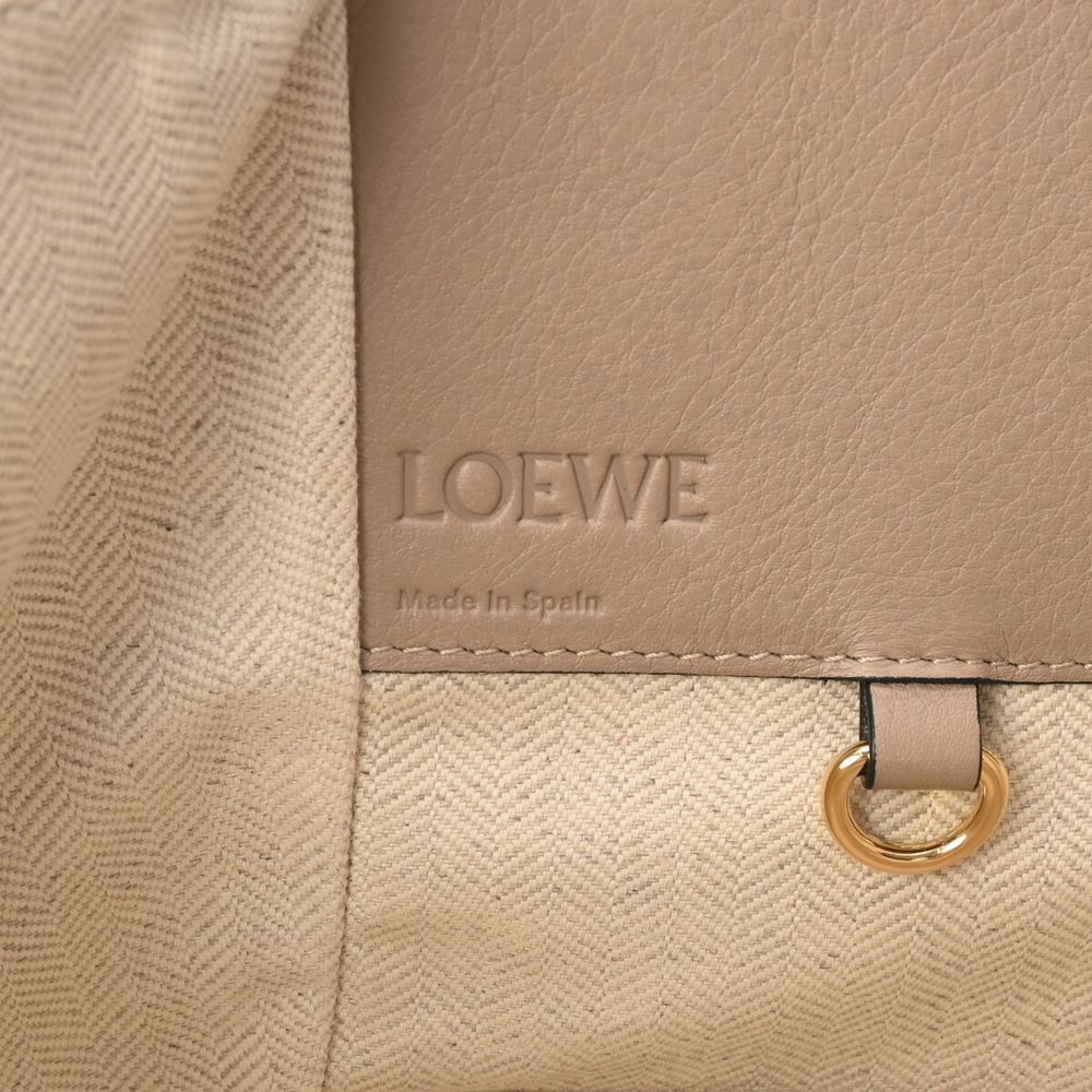 Loewe Hammock Bag Small Sand Classic Calf Shoulder Back - Picture 14 of 15
